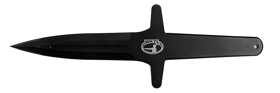 A profile image of the Merlin throwing knife.