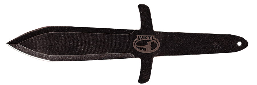 A profile image of the Highlander throwing knife.